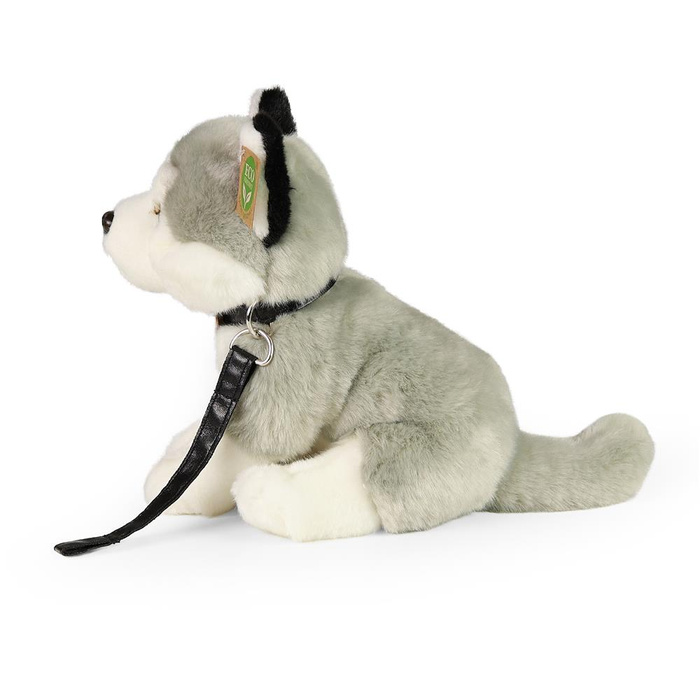 Pluszowy piesek Husky na smyczy 28 cm Rappa 231078