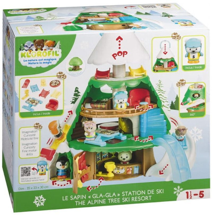 Domek alpejski zimowe drzewo Klorofil 700214 świąteczny klimat