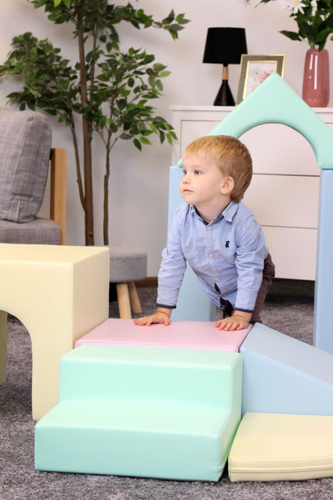 Klocki piankowe IGLU Multifunctional Creativity pastelowy SET_21_05 domowy plac zabaw