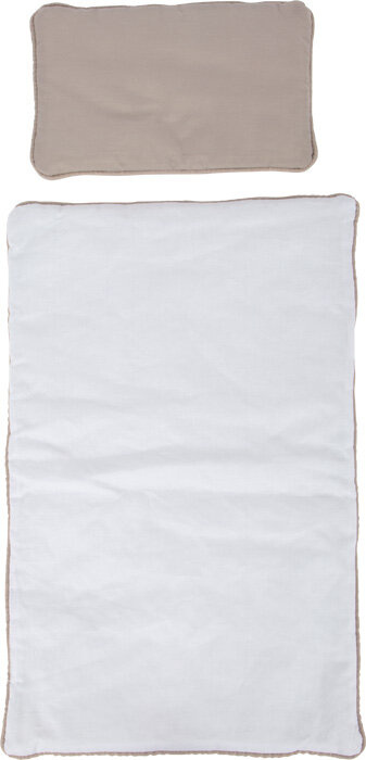 Biała drewniana kołyska dla lalek Little Button Small Foot 12260