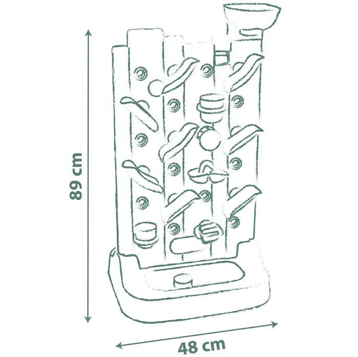 Ścianka aktywności Smoby 840301 dla małych odkrywców 6w1 kreatywna Zabawka edukacyjna