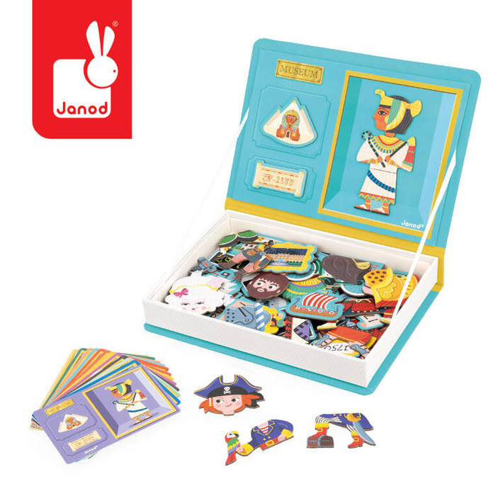 Układanka magnetyczna dla dzieci Historia Magnetibook J02599 Janod  