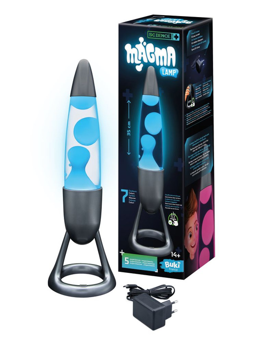 Bezpieczna lampa magmowa 7 kolorów Buki SP010