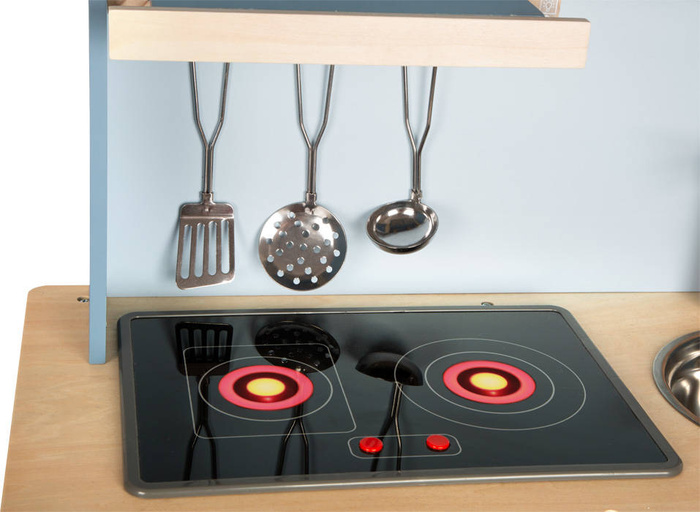 Drewniana kuchnia ze światłem i dźwiękiem Tasty 12216-Small Foot, kuchnie dla dzieci