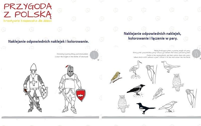 Przygoda z Polską - książka, kreatywna zabawa dla dzieci, ZT8146-Zuzu Toys