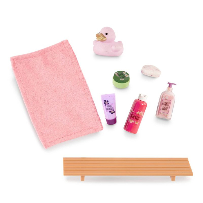 Wanna z akcesoriami i odgłosami kąpielowymi dla lalki Bubbly Bathtime Our Generation BD35420Z