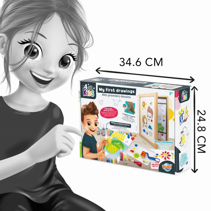 Zestaw artystyczny Moje pierwsze rysunki Buki FK006 ramka na obrazki zdjęcia