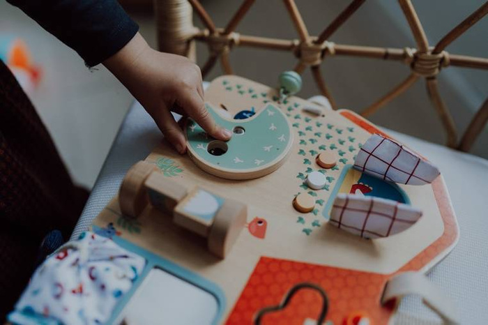 Tablica manipulacyjna z drewna Farma 83179-Lilliputiens