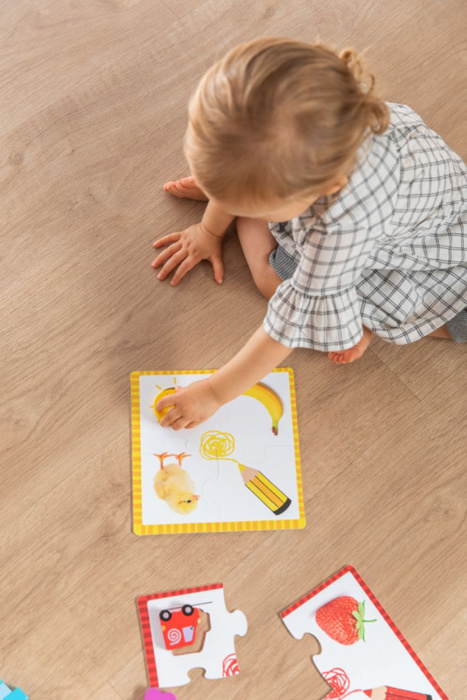 Puzzle dla dzieci Nauka przez zabawę 6 kolorów Goula 53475