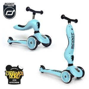 Highwaykick1 2w1 Jeździk i hulajnoga 1-5 lat Blueberry 96352-Scootandride