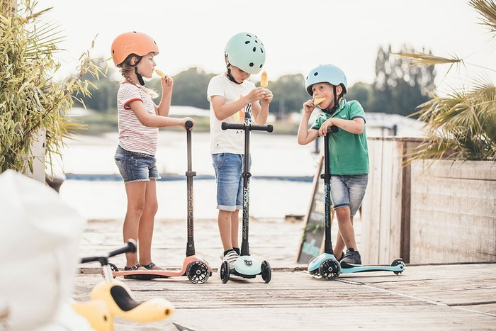 Kask S-M dla dzieci 3+ Blueberry 96362-Scootandride