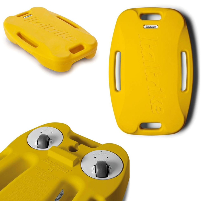 Żółta deskorolka dla dzieci deska na kółkach Mini Eolo Italtrike