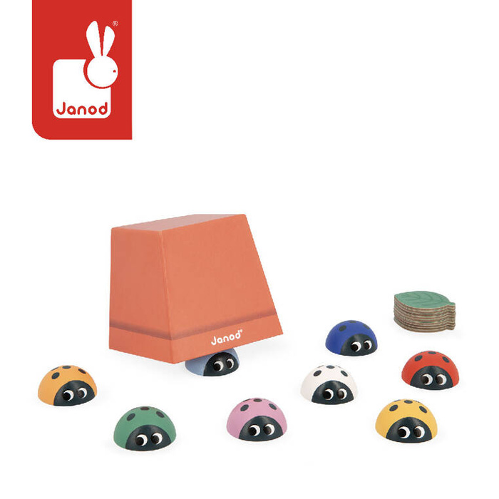 Drewniana gra pamięciowa memory Biedronki J05079 Janod