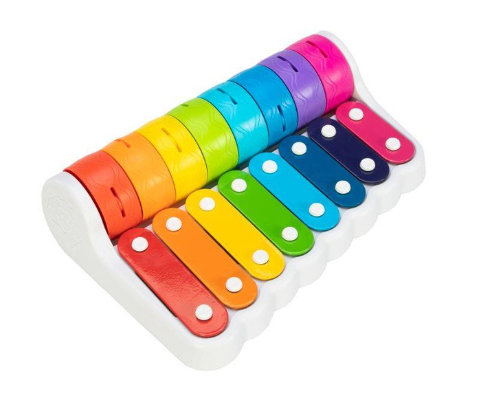 Dzwonki Rock N'Roller Piano FA281-1 Fat Brain Toys, ksylofon dla dzieci