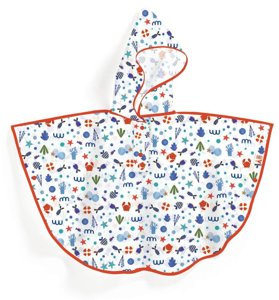 Transparentna pelerynka przeciwdeszczowa dla dzieci Ocean Djeco DD04672