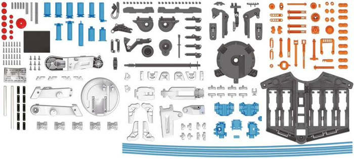 Nauka i zabawa dla dzieci Hydrauliczne ramię robota 7505-Buki