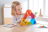 Układanka dla dzieci Kryształowe barwy HB304736-Haba, puzzle i mozaiki