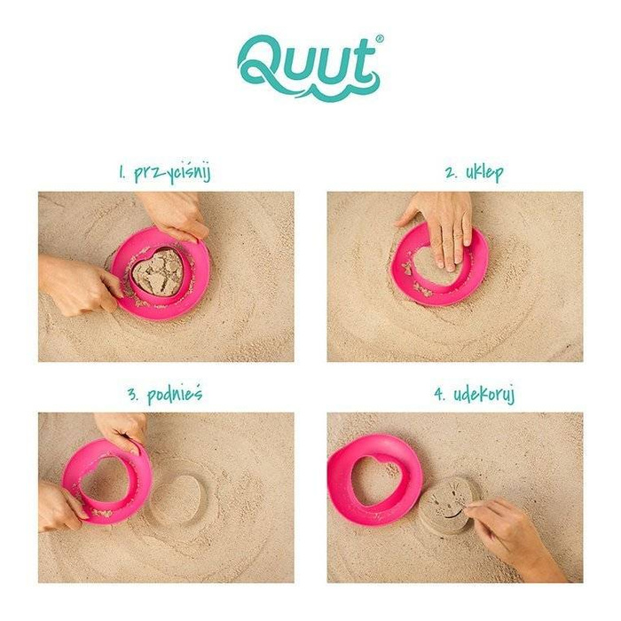 Wielofunkcyjny zestaw foremek SunnyLove 170495-Quut, zabawy w plenerze