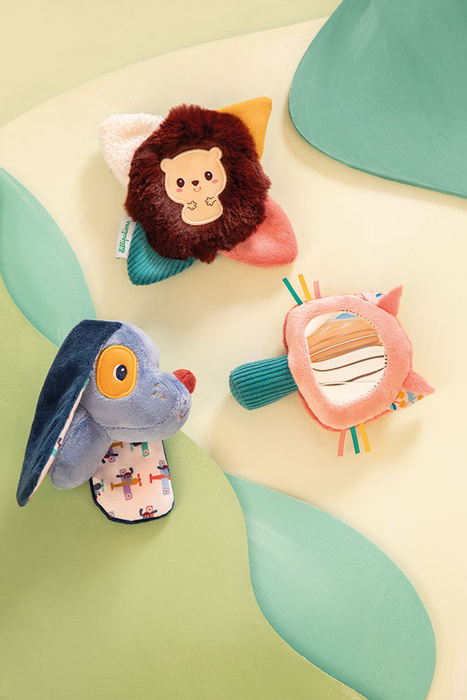 Zestaw rozwijający zmysły Lilliputiens 83587 multisensoryczny Piesek Jules dla niemowląt