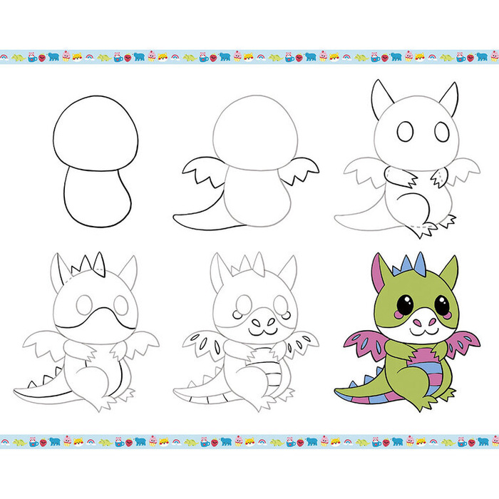 Zestaw kreatywny Rysowanie krok po kroku z brokatowymi markerami 20 rysunków i kolorowanek Janod J09157