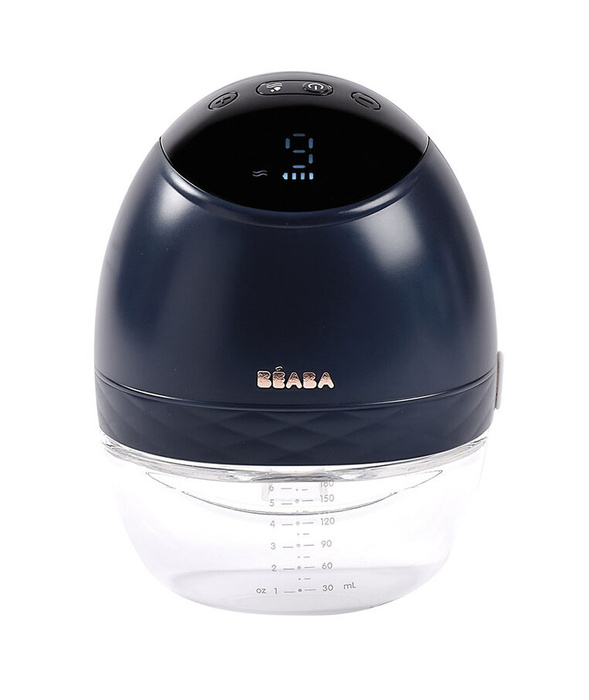 Laktator elektryczny bezprzewodowy muszlowy Hands-Free 180 ml Night Blue Beaba 911735
