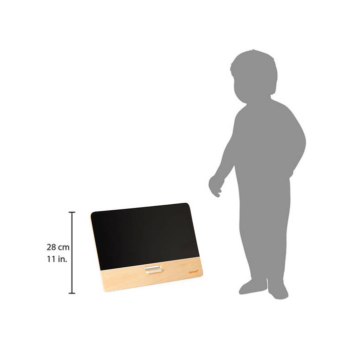 Tablica drewniana stołowa nablatowa z podpórką i akcesoriami Janod J09636