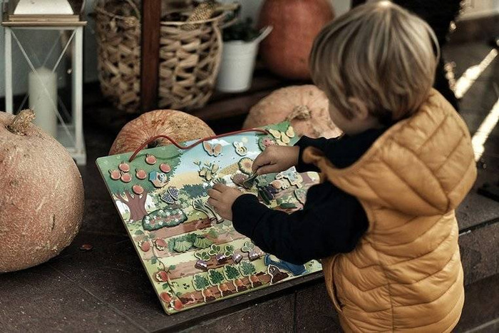 Magnetyczna układanka Mój magiczny ogród 3-6 lat, Janod J05463