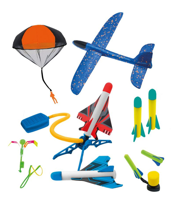 Latająca Nauka 12 elementów Buki 2173 latające zabawki