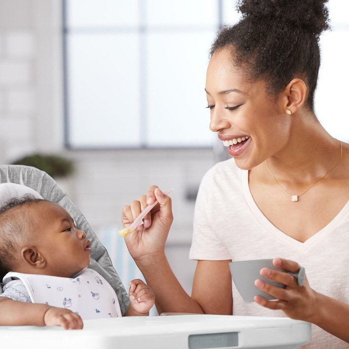 Zestaw łyżeczek Easy-Feed Grey/Soft Coral 252805-Skip Hop, akcesoria dla dzieci