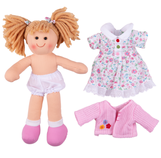 Lalka Paulina (30 cm), BJD005-Bigjigs Toys, lalki dla dzieci