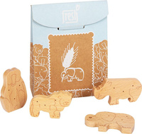 Drewniane ciasteczka zwierzęta do zabawy w sklep kuchnie Fresh Small Foot 12353