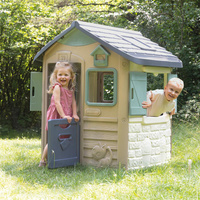 Domek ogrodowy Smoby 810503 Green Jura z bioplastiku przestronne Wnętrze do kreatywnej zabawy
