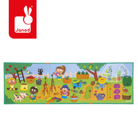 Magnetyczna rozkładana układanka W ogródku Magneti'stories Janod J05449