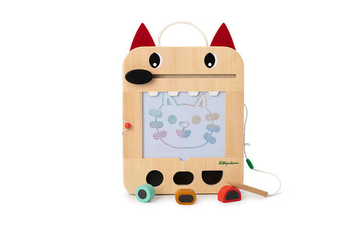 Drewniana tablica do rysowania znikopis Wilk Louis 83473 LILLIPUTIENS