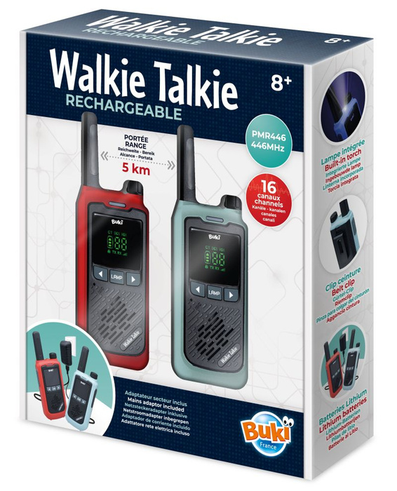 Walkie-talkie dla dzieci zasięg 5 km Zestaw Buki TW05