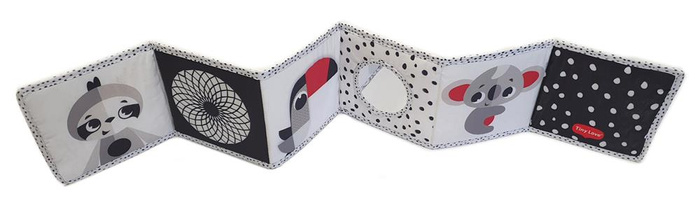 Dwustronna interaktywna Książeczka Tiny Love TL1601700030 dla noworodków i starszych dzieci 2w1 Boho Chic