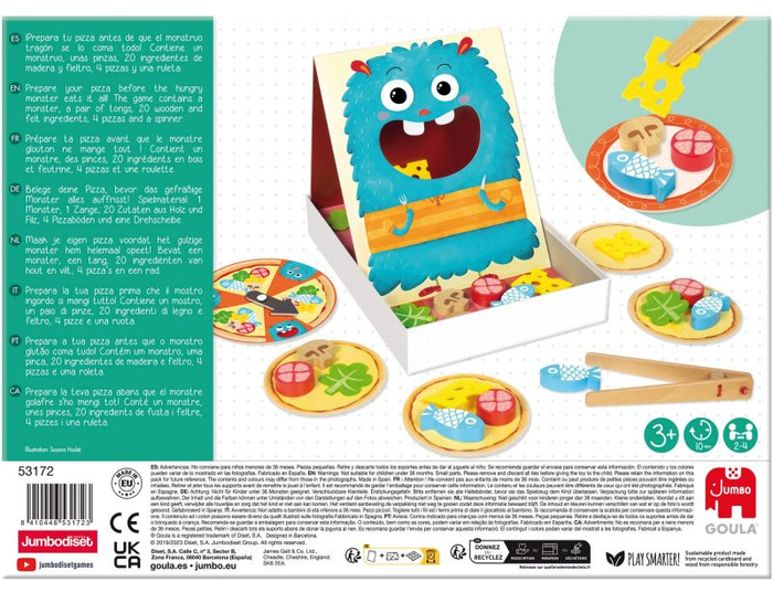 Gra zręcznościowa dla dzieci Głodny potwór Goula 53172