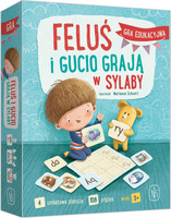 Feluś i Gucio grają w sylaby Nasza Księgarnia gry edukacyjne dla dzieci