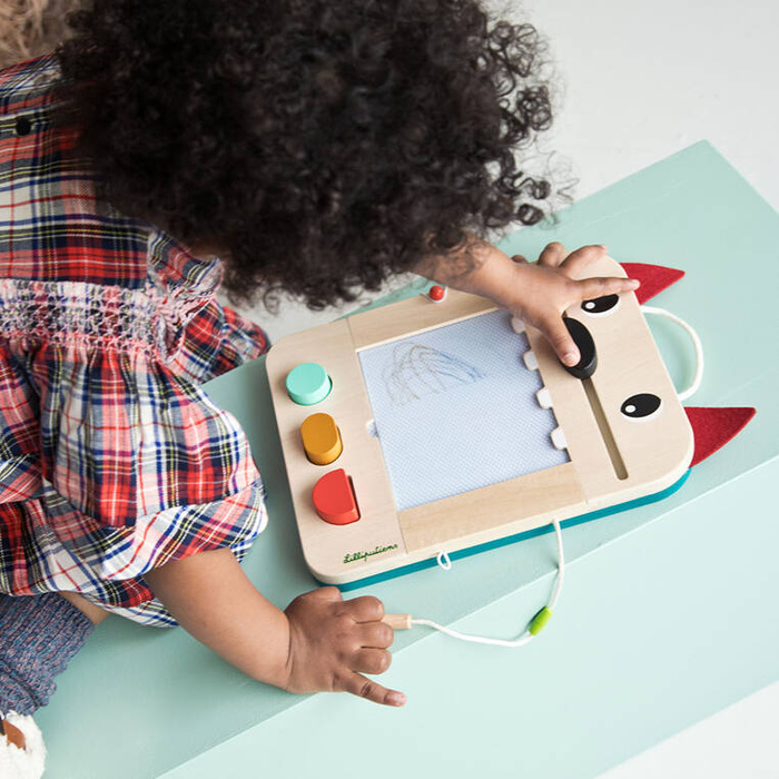 Drewniana tablica do rysowania znikopis Wilk Louis 83473 LILLIPUTIENS