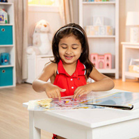 Książeczka z naklejkami wielokrotnego użytku Pojazdy 14199-Melissa & Doug, naklejki dla dzieci