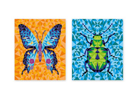 Zestaw kreatywny Malowanie po numerach 2 obrazy Owady Misterix J07980 Janod 