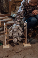 Drewniany domek dla króliczków z akcesoriami Astrup 84628