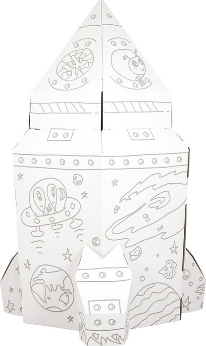 Zabawki z kartonu Kosmiczna Rakieta Tektorado 0008