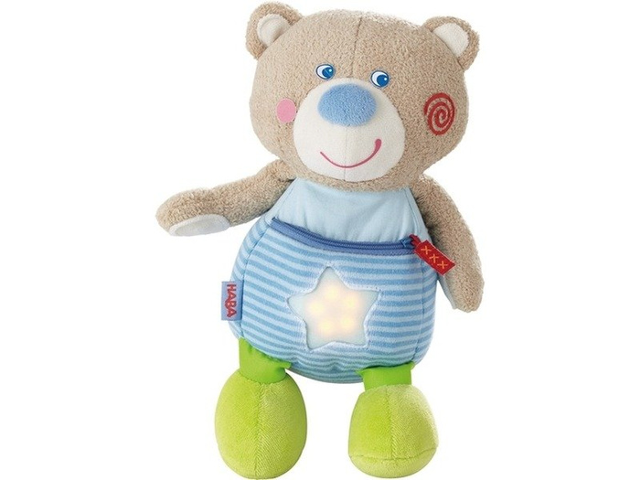 Przytulanka, Miś świecąca gwiazda, HB300590-Haba, zabawki dla najmłodszych