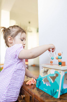 Wielofunkcyjny wulkan kostka edukacyjna Dinozaury Janod J05827