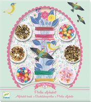 Zestaw do tworzenia biżuterii Perełki z literkami DJ09839-DJ09839, akcesoria dla dziewczynek