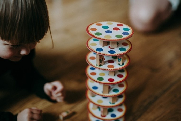 Gra zręcznościowa siłacze J02757-Janod, gra dla dzieci