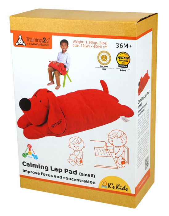 Uspokajająca nakładka na uda XL pies czerwony Training2s K's Kids KAKT21003