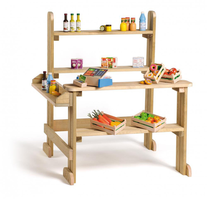 Outdoor drewniany sklep do zabawy na zewnątrz 10048 Erzi zabawki ogrodowe