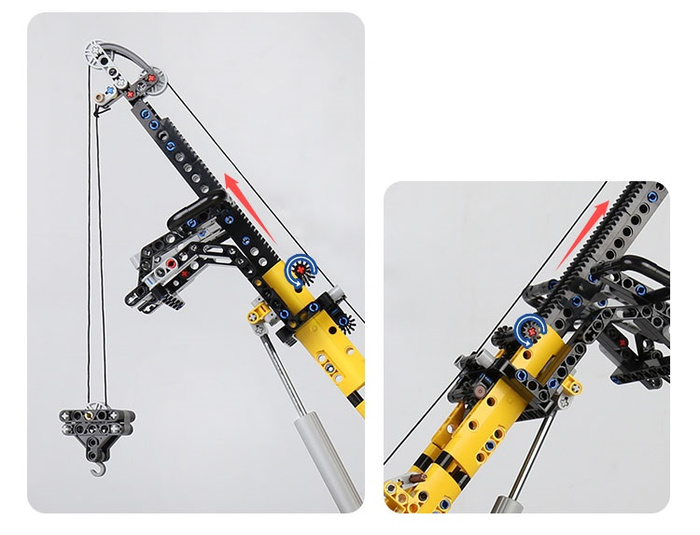 Klocki konstrukcyjne Mould King 17011 Holownik ciężarowy zabawka budowlana 1277 elementów